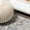 Jonathan Y Gordes Paisley High-Low Light Gray/Ivory 2 ft. x 10 ft. Indoor/Outdoor Runner Rug AMC103A-210 - alternate 8