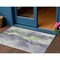 Homeroots 3' X 5' Lavender And Lime Green Abstract Washable Indoor Outdoor Area Rug 618514 - alternate 1