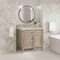 James Martin Vanities Lorelai 36" Single Vanity, Whitewashed Oak, w/ 3 CM Siberian Silestone Top 424-V36-WWO-3SFR - alternate 7