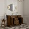 James Martin Vanities Brookfield 48 in Single Vanity, Honey Oak w/ Single Hole 3 CM White Zeus Silestone Top & Backsplash 547-V48-HNO-1WZ - alternate 5