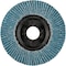 Pferd 4-1/2'' x 7/8'' A.H. POLIFAN Flap Disc - Z PSF TRIM STEELOX, Zirconia, 40 Grit, Flat 68098 - alternate 4
