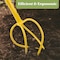 Pure Garden Tiller for Gardening Adjustable Height Manual Twist Tiller Claw Hand Tiller Garden Tool 50-LG1511 - alternate 9