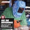 Jackson Safety Premium Graphic Welding Helmet, ADF Fixed Shade 10, Reapers and Roses 47104 - alternate 4