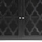Homeroots 34in Black Sideboard with Two Glass Doors 286454 - alternate 4