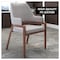 Leisuremod Ethora Collection Modern Wooden Dining Chair in Light Taupe, 2PK EC22LT2 - alternate 8
