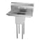 Koolmore Compartment Stainless Steel NSF Commercial Kitchen Prep & Utility Sink with 2 Drainboards SA101410-10B3 - alternate 8