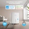 Edendirect 80 pt. 4500 sq. ft. Portable Dehumidifier in White, with Bucket, Smart Humidity Control,  ZR-PD82A - alternate 6