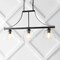 Jonathan Y Jayden 36" 3-Light Industrial Farmhouse Iron/Glass Linear LED Pendant, Oil Rubbed Bronze/Clear JYL7590A - alternate 8