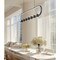 Z-Lite Saros Matte Black 7 Light Linear Chandelier 4101-54L-MB-LED - alternate 6