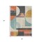Homeroots 3' X 5' Gray Gold And Salmon Geometric Washable Indoor Outdoor Area Rug 617980 - alternate 7
