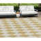 Homeroots 8' X 10' Gold And Light Brown Geometric Washable Indoor Outdoor Area Rug 577040 - alternate 1