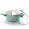 Gibson Home Plaza Cafe Aluminum 4.5 Qt Dutch Oven with Soft Touch Handles in Sky Blue 123888.02 - alternate 6