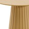 Homeroots 46" Brown Solid Wood Pedestal Base Round Top Dining Table 721007 - alternate 5
