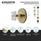 Kingston Brass Single-Handle Six-Way Diverter Valve with Round Trim Kit, Brushed Brass KS4037PX - alternate 2