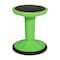 Flash Furniture Lucas Fixed Height Kids Flexible Active Stool w/Non-Skid Bottom in Green, 16in. Seat Height BFT-9001F-16-GRN-GG - alternate 1