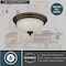 Vaxcel Stevens 11-in W LED Vintage Bronze Transitional Flush Mount Ceiling Light Fixture C0290 - alternate 7