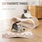 Simple Deluxe FluffyDream 2 in 1 Cat Scratcher Cardboard Lounge Bed, Cat Scratching Post, Durable Board Pads Prev PTFURNSCRATPAD2IN1LWAVE - alternate 5