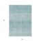 Homeroots 10' X 14' Aqua And Ivory Abstract Washable Indoor Outdoor Area Rug 587397 - alternate 7