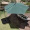 Pure Garden 10 ft Cantilever Patio Umbrella with 220lb Base and Light Green Canopy 50-LG1047B - alternate 3