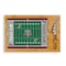 Picnic Time Family Of Brands NCAA Texas A&M Aggies Football Field Icon Glass Top Cutting Board & Knife Set 910-00-505-564-0 - alternate 1