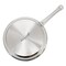 Megachef Professional Kitchen 10 Inch Round Stainless Steel Fry Pan in Silver MG-220104 - alternate 4