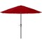 Pure Garden 9-Foot Outdoor Patio Umbrella, Red 50-101-R - alternate 1