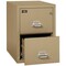 Fireking 2 Drawer, 2 Hr Fire & Impact Rated, Vertical, 31" depth Letter Sand 2-1929-2SA - alternate 3