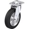Blickle Swivel Plate Cstr, Solid Rbbr, 8", 1100 lb., Overall Height: 9.45" LEH-ALEV 200K-14 - alternate 1