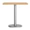 Flash Furniture Bennett 24 in x 30 in Solid Wood Indoor Tabletop in Natural with 18 in Round Dining Height GSF-REC2430-NAT-TR18S-GG - alternate 7