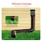 Vevor Rain Gutter Downspout Extensions 2-Pack Flexible Downspout Extender Brown, 2PK HC3003G2 - alternate 7