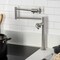 Kingston Brass Deck Mount Pot Filler Faucet with Knurled Handle, Brushed Nickel KS4708RKZ - alternate 6