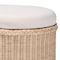 Bali & Pari Barid Braided Natural Rattan Storage Bench, 39" Oval 259-14274-ZORO - alternate 7