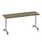 Correll Rectangle Premium Sit To Stand HPL Flip Top Table, 72 in W, 28 in to 38 in H, Particleboard Top FTS2472-53-14-53 - alternate 1