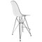 Leisuremod Cresco Modern Acrylic Barstool with Chrome Base and Footrest, Clear CB30CL - alternate 8