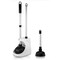 Neiko Toilet Plunger Set, 4 Piece, Bonus MiniSink & Drain Plunger, Toilet Bowl Brush & Caddy 60168A - alternate 1
