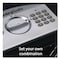 Sentry Safe Compact Safe, 0.08 cu ft, 5 lbs lb, Digital Keypad; Electronic-Lock Override Key Lock No Rated P008E - alternate 4