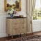 Homeroots 32in Black and Oak Solid Wood Console Accent Cabinet With Three Drawers 712212 - alternate 3