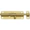 National Hardware 5'' Brass Steel Door Barrel Bolt N151-761 - alternate 1
