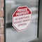 Signmission Private Property No Admittance With, 4 inch X 4 inch, Vinyl Decal, 2PK OC-D-2PACK-4-145 - alternate 3