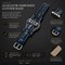 Elegani Leather Band Compatible with Apple Watch 38mm, Brown, Brown/Yellow Gold/Rose Gold Buckle VTCASB-BRN-38 - alternate 2