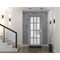 Vdomdoors Front Exterior Prehung FiberGlass Door Frosted Glass / Manux 8312 Grey Ash / Office Commercial and MANUX8312EXD-SS-W36 x H80-RH - alternate 2