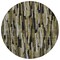 Homeroots 8' Brown Black And Green Round Striped Washable Indoor Outdoor Area Rug 603211 - alternate 7