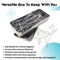 A2Z Scilab Stainless Steel Medical Instrument Box Organizer Storage Tray w/ Lid - 8Lx5Wx2H A2Z-ZR1147 - alternate 6