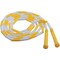 Champion Sports Plastic Segmented Jump Rope 8ft, Yellow + White, PK6 PR8 - alternate 1