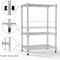 Factory 2U Wire Shelving Unit, 12inD x 18inW x 26inH, 3 Shelves, Light Duty 133 lbs Per Shelf, Chrome 803962 - alternate 7