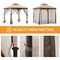 Sunjoy 9.5 ft. x 9.5 ft. Tan and Brown 2-tone Steel Gazebo A101011100 - alternate 8