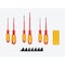 Tekton Phillips, Slotted, Square Insulated Screwdriver Set w/Mod. Org., 6-Piece (#1-#2, 5.5-6.5 mm, #1-#2) DVZ90102 - alternate 6