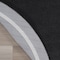 Homeroots 8' Black And Ivory Round Indoor Outdoor Area Rug 545492 - alternate 9