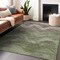 Homeroots 8' X 10' Green And Taupe Abstract Washable Indoor Outdoor Area Rug 618169 - alternate 6