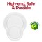 Smarty Had A Party 7 Clear Floral Round Disposable Plastic AppetizerSalad Plates 240 Plates, 240PK 727-CASE - alternate 10